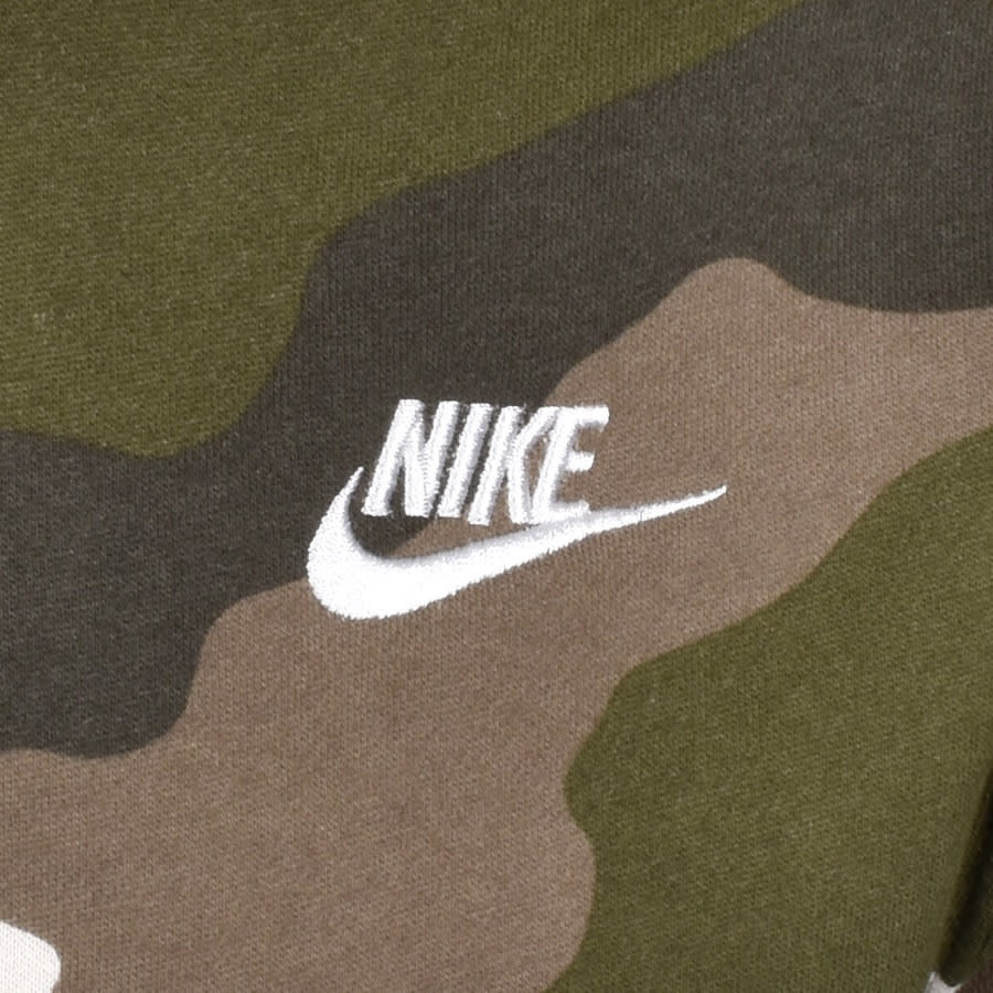 Alternative Image for ProductNike Camouflage Club Hoodie Green3